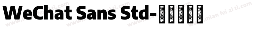 WeChat Sans Std字体转换